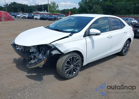 2015 Toyota Corolla S Plus из США, поврежденный, VIN 2T1BURHE9FC325911